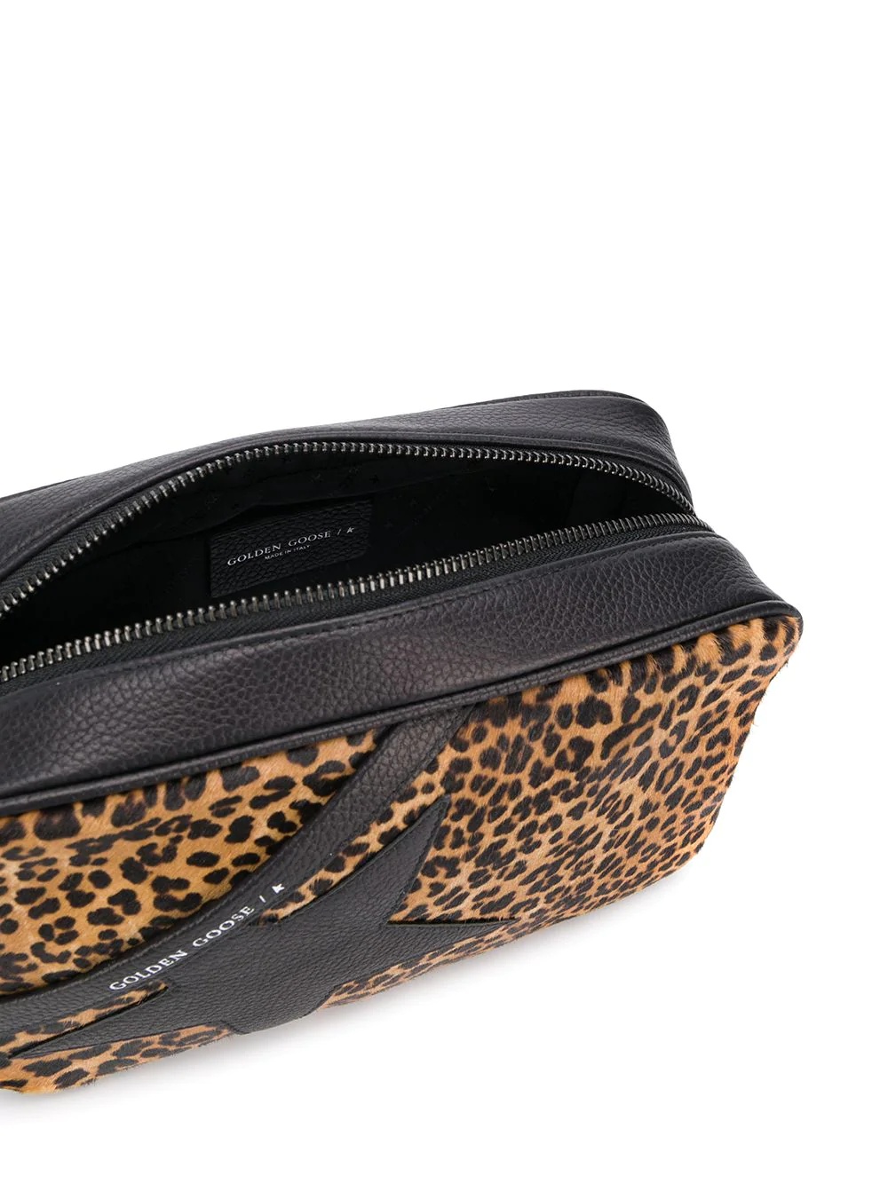 leopard star cross-body bag - 5