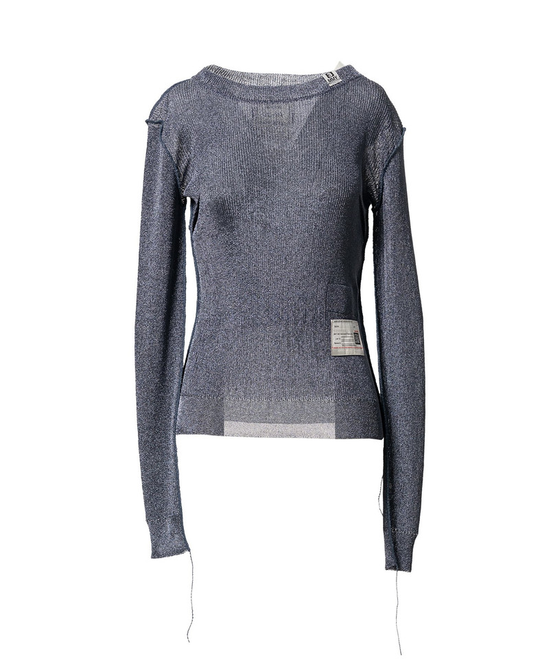 Inside-Out Glitter Knit Sweater 19