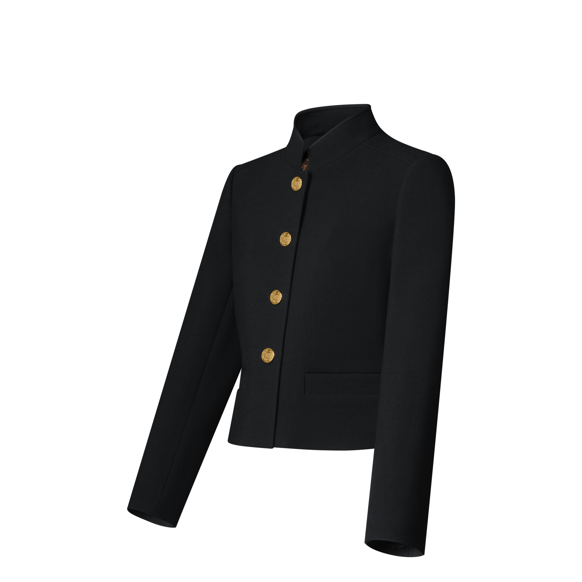 LV Button Officer Jacket - 2