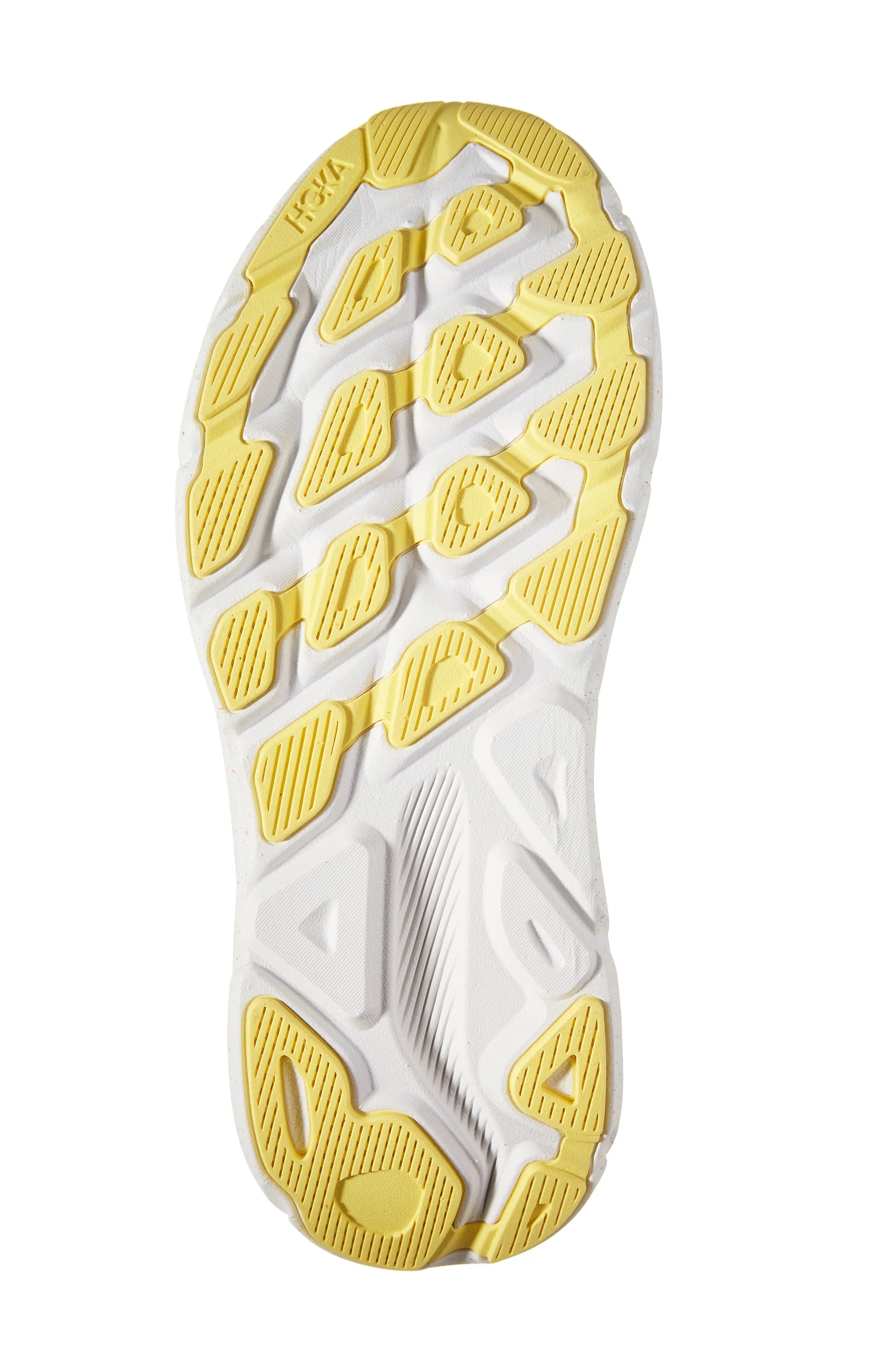 Clifton 9 Running Shoe in White /Lemonade - 6