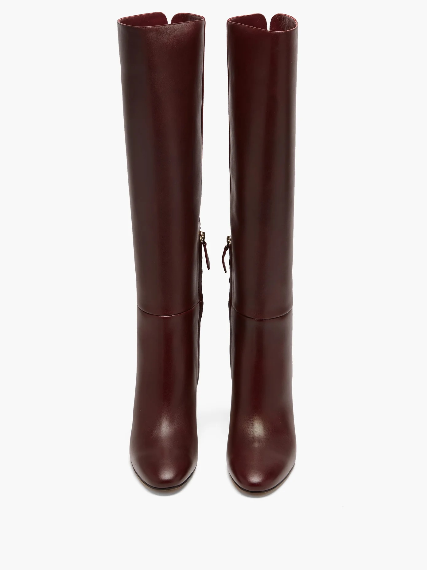 Elements suede and leather knee-high boots - 5