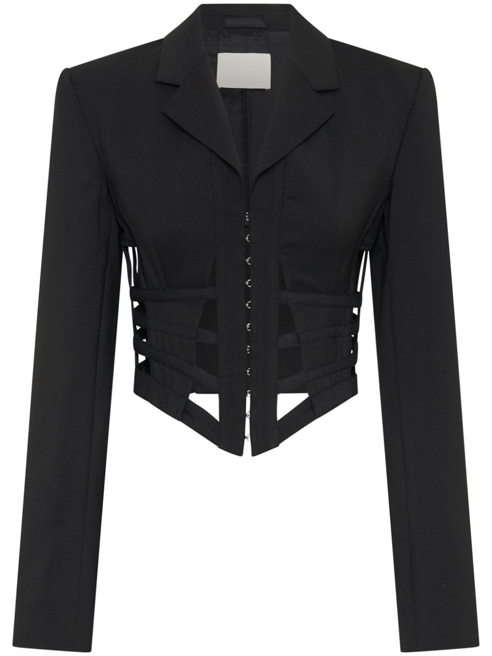 Dion Lee cage-corset blazer farfetch REVERSIBLE