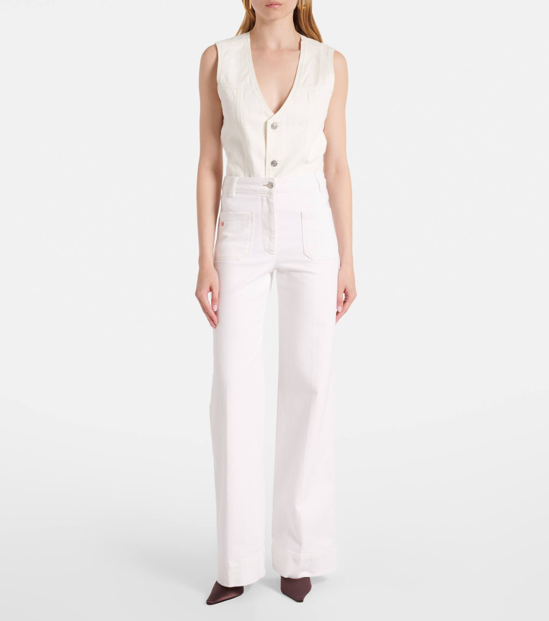Alina high-rise wide-leg jeans - 7