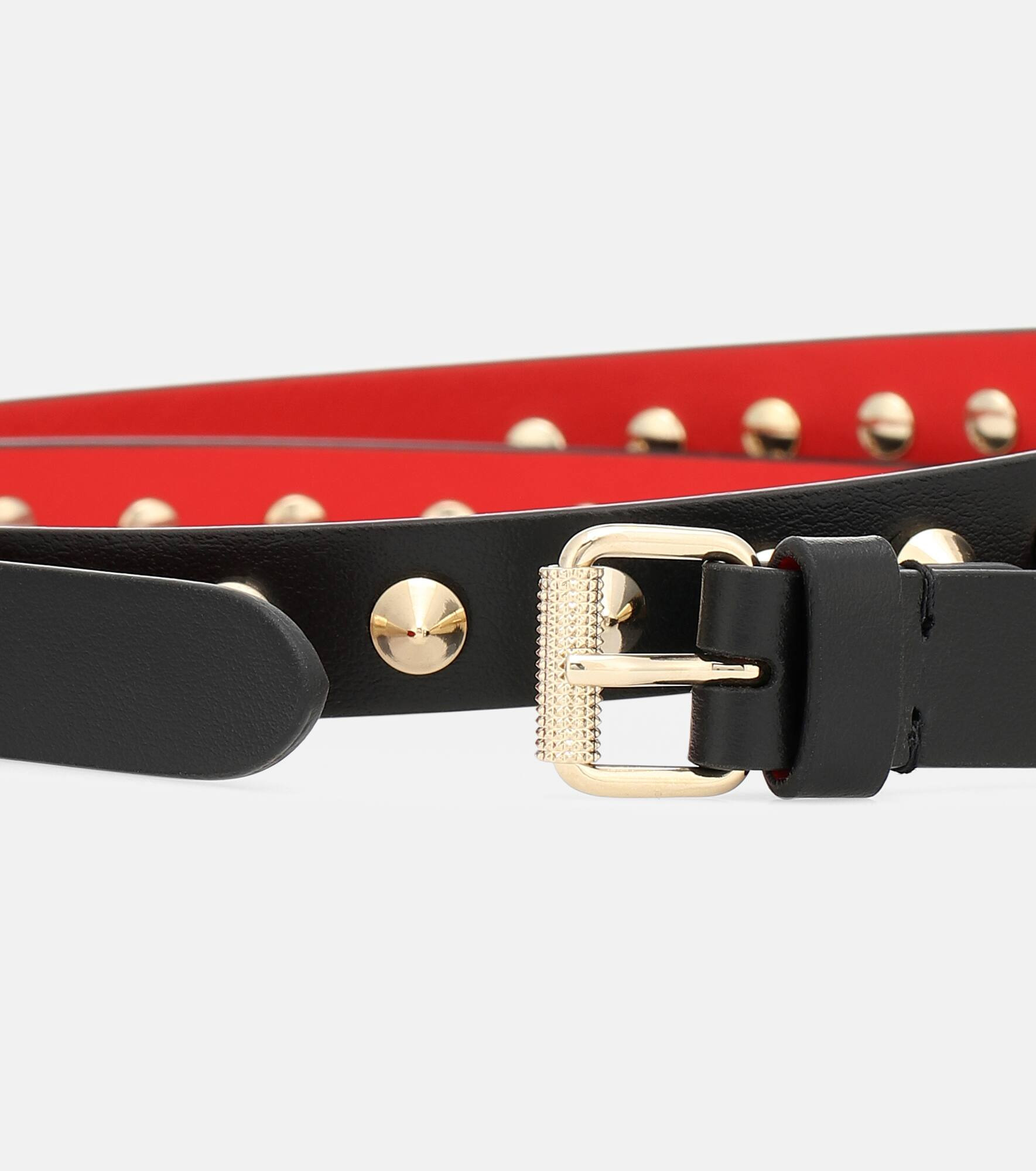 Loubispikes leather belt - 3