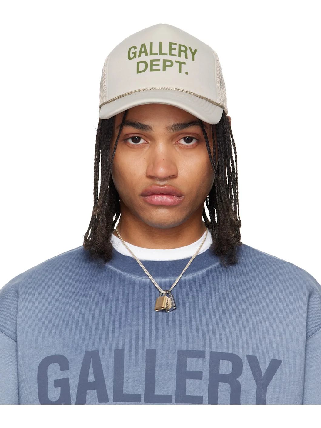 Gray GD Logo Trucker Cap - 1