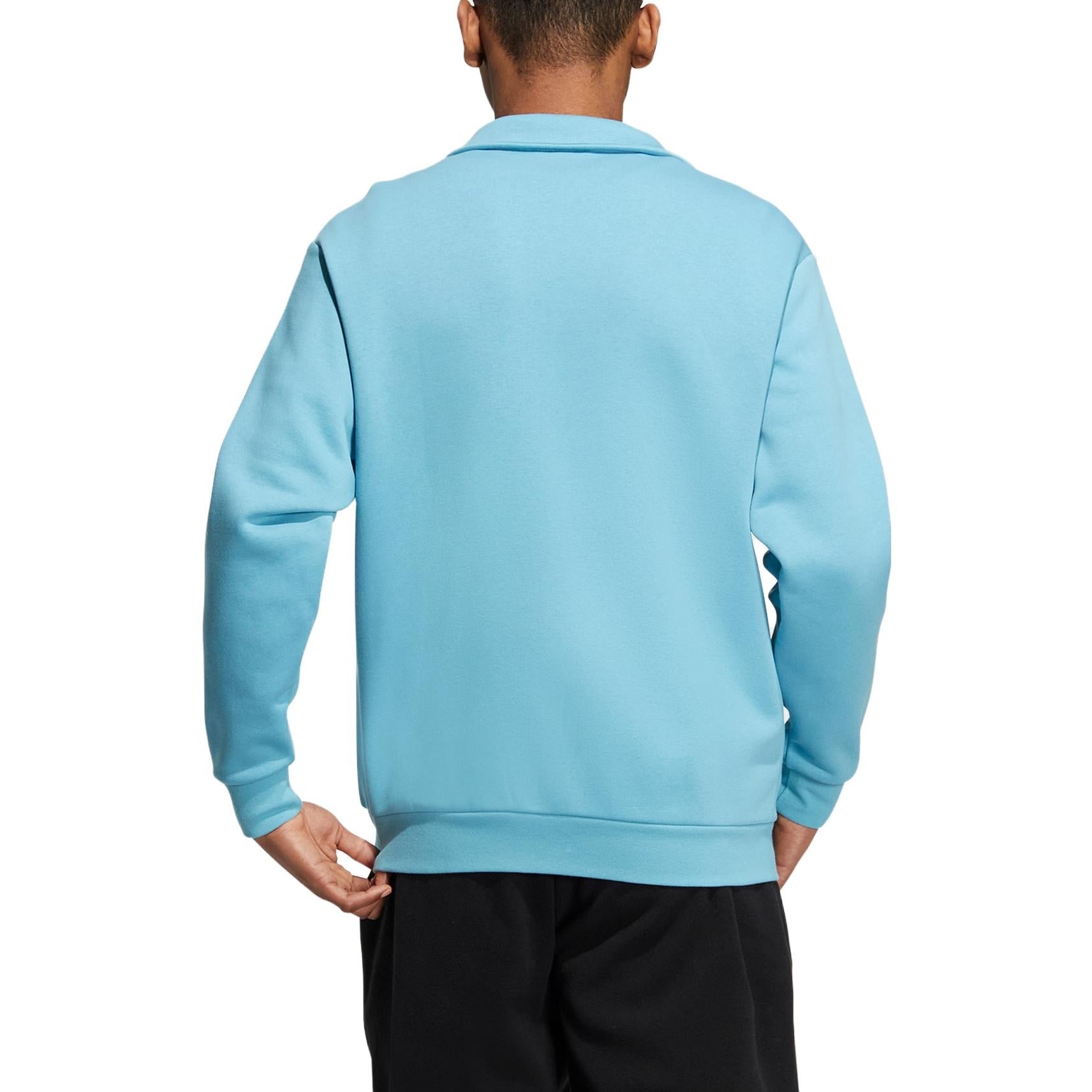 adidas Neo Essentials Sweater FL Jackets 'Blue' IA6908 - 3