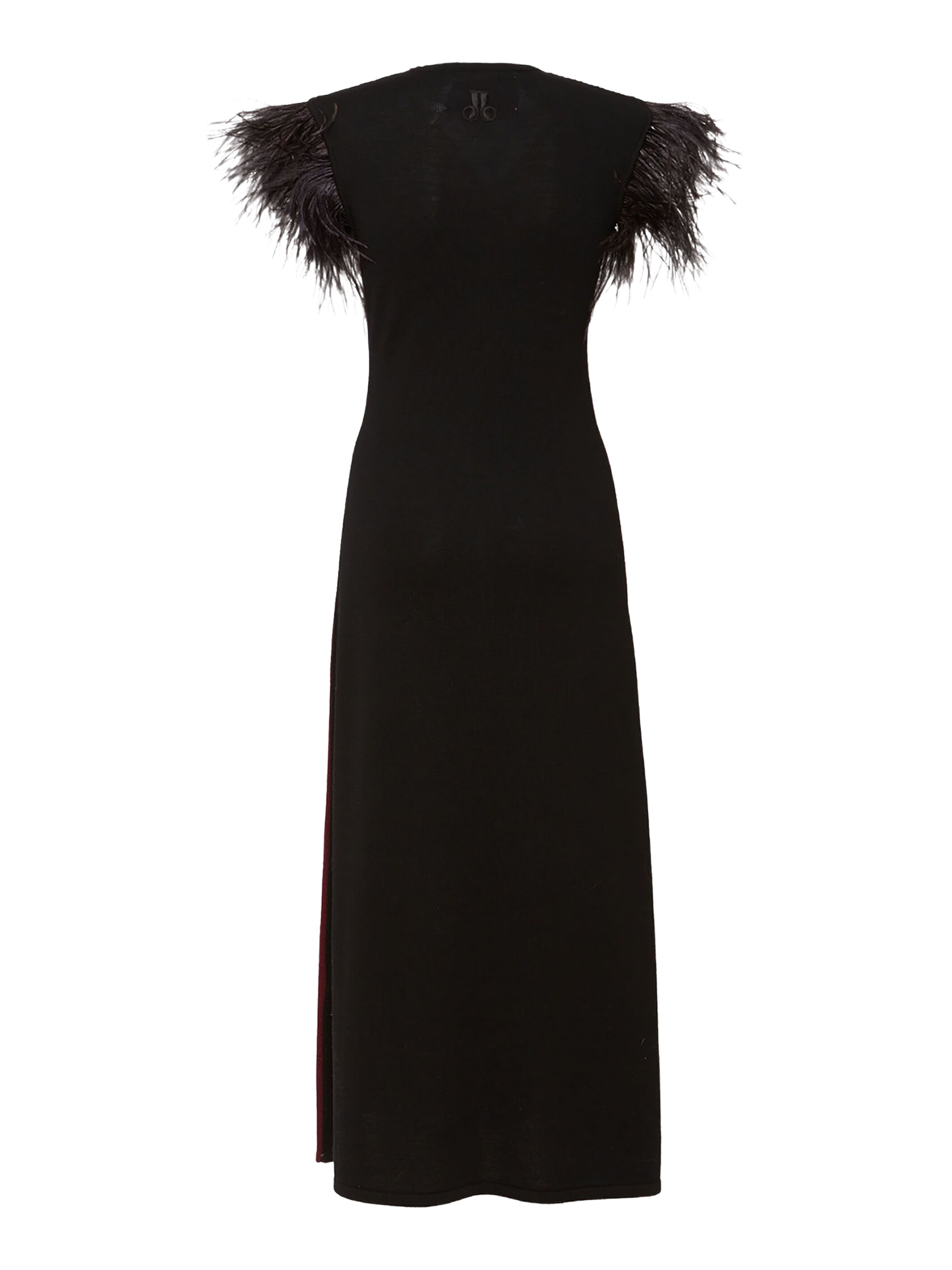 La DoubleJ Harlequin Sleeveless Dress Bordeux / Black at Nordstrom - 3