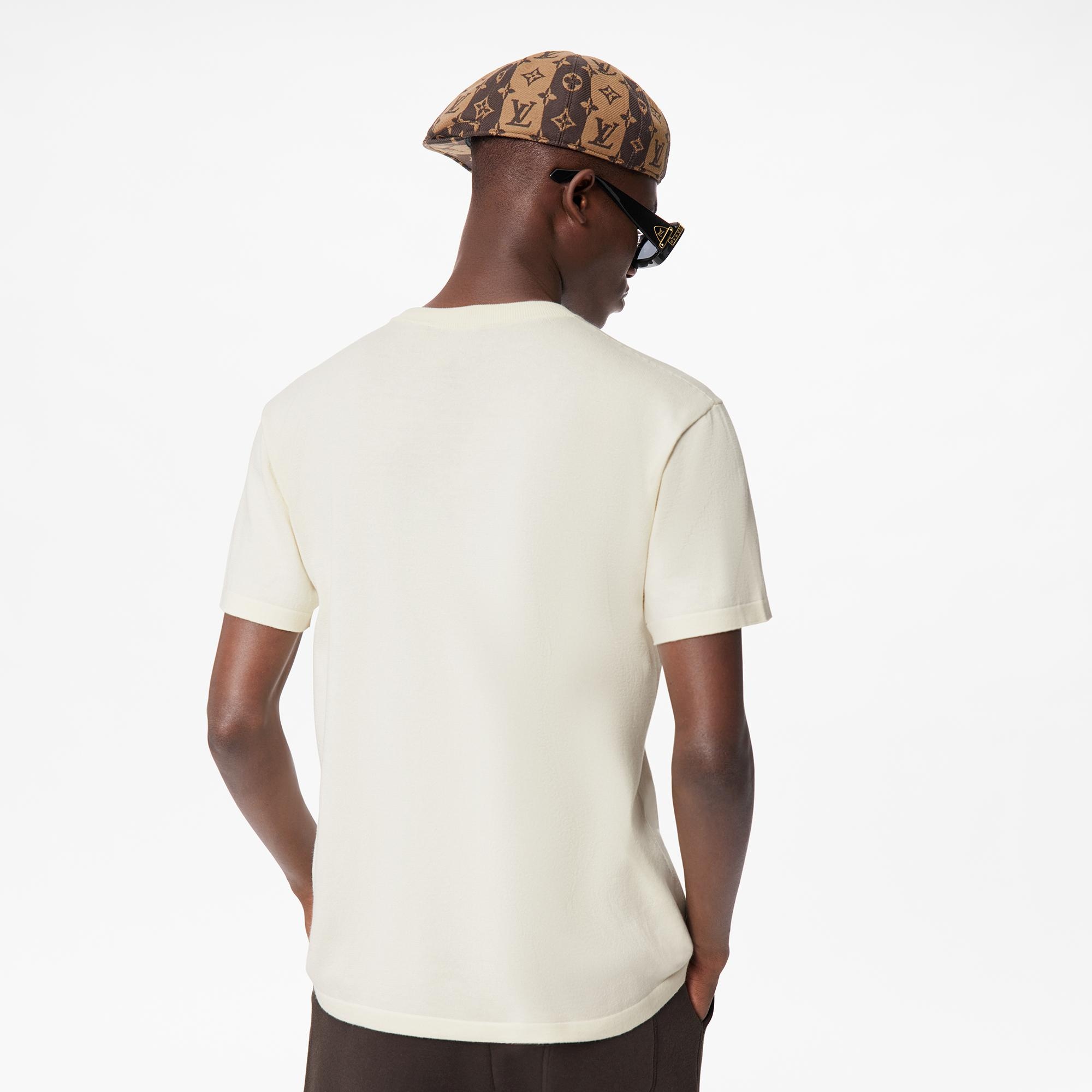 Intarsia Jacquard Duck Short-Sleeved Crewneck - 5