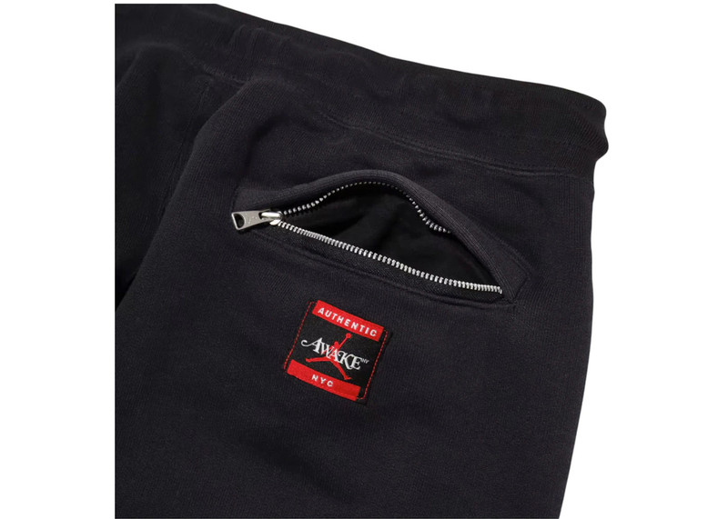 Jordan Jordan x Awake NY Fleece Pants (FW24) Black outlook