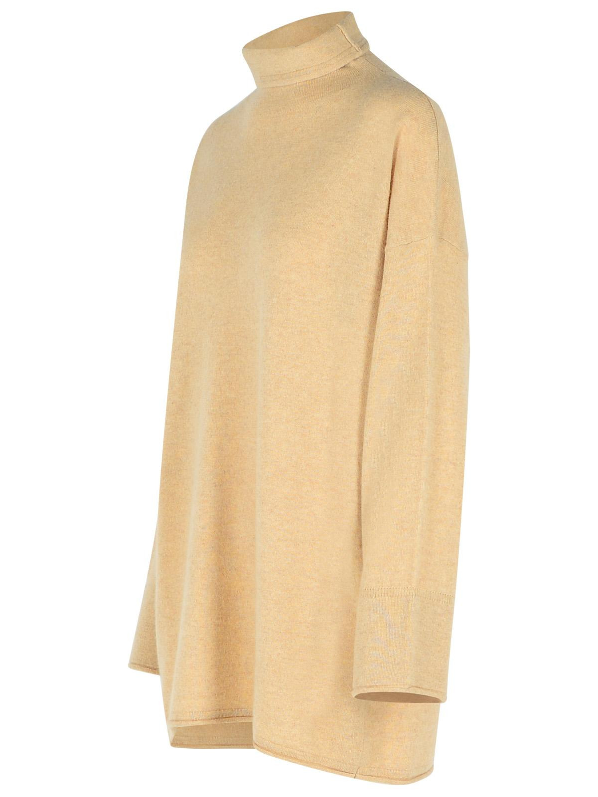 Max Mara 'Oder' Beige Cashmere Turtleneck Sweater Women - 2