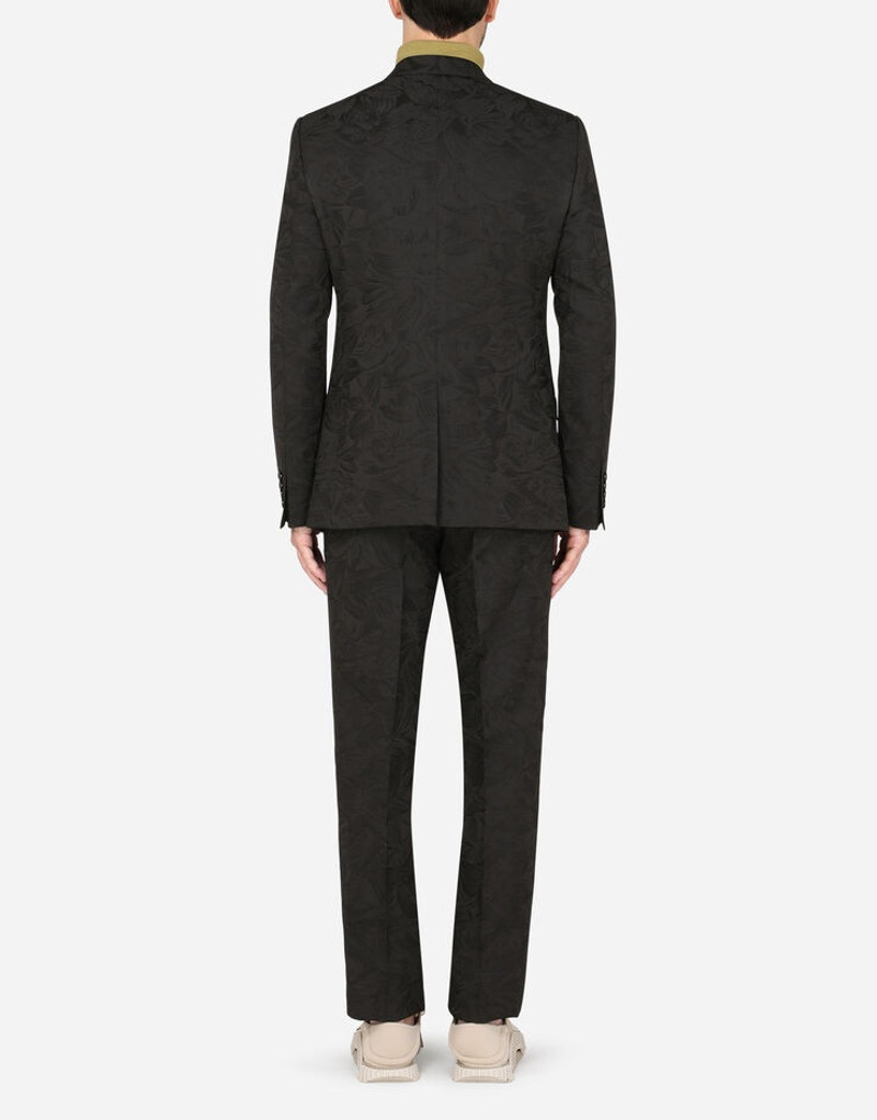 Dolce & Gabbana Floral jacquard Martini-fit suit outlook