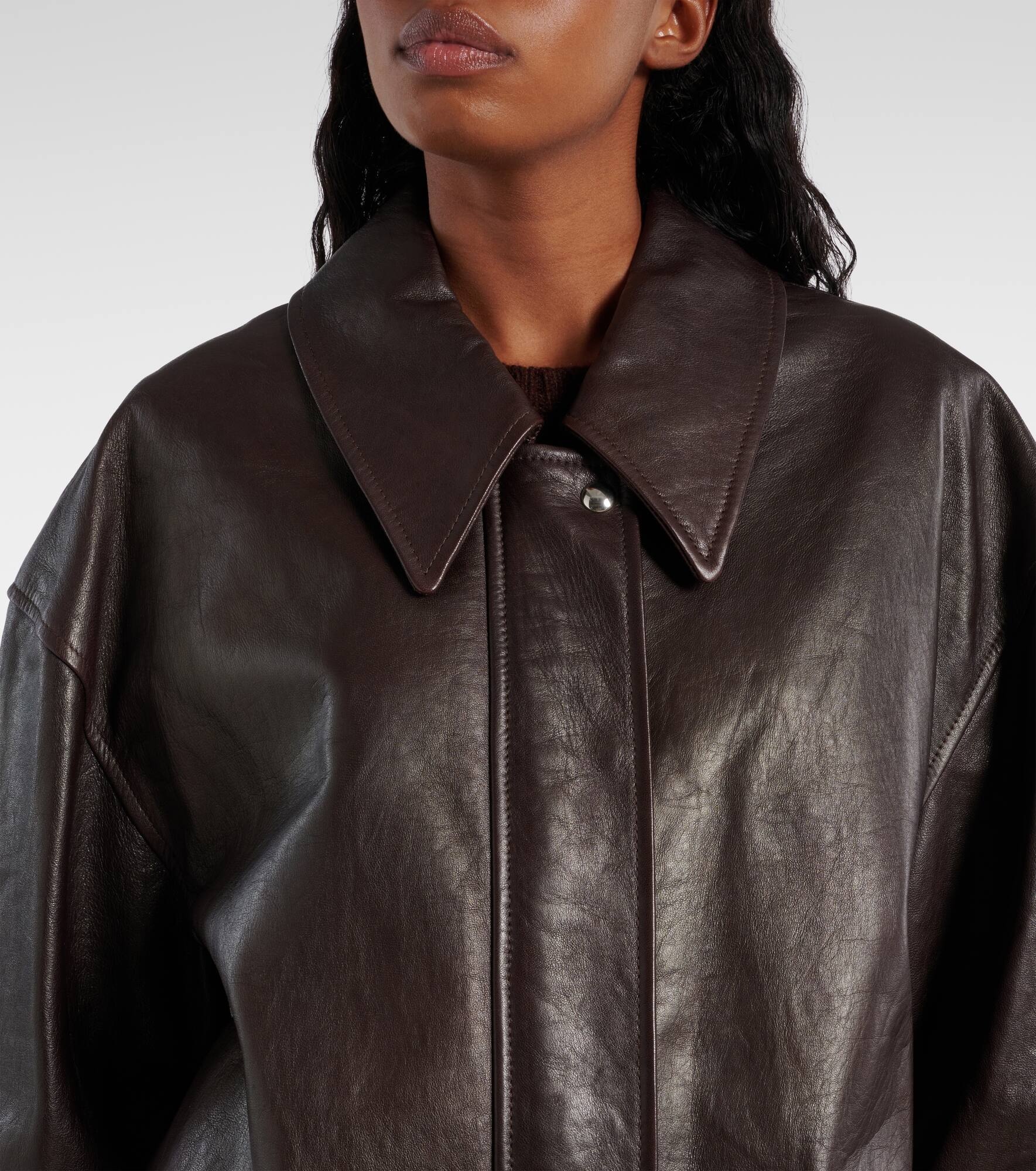 Shelman leather blouson - 4