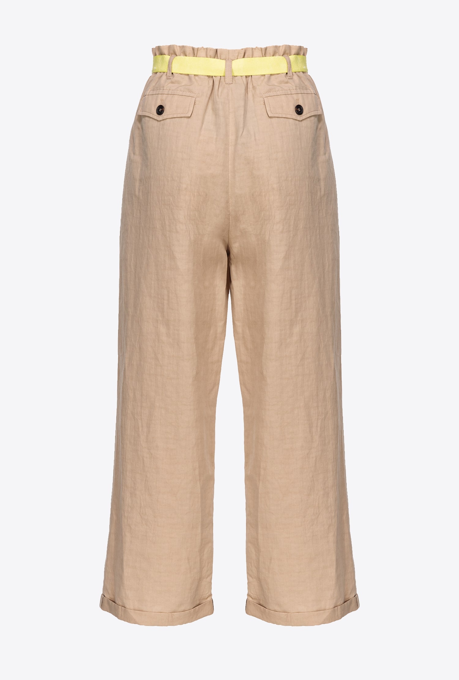 SLUB LINEN TROUSERS - 4