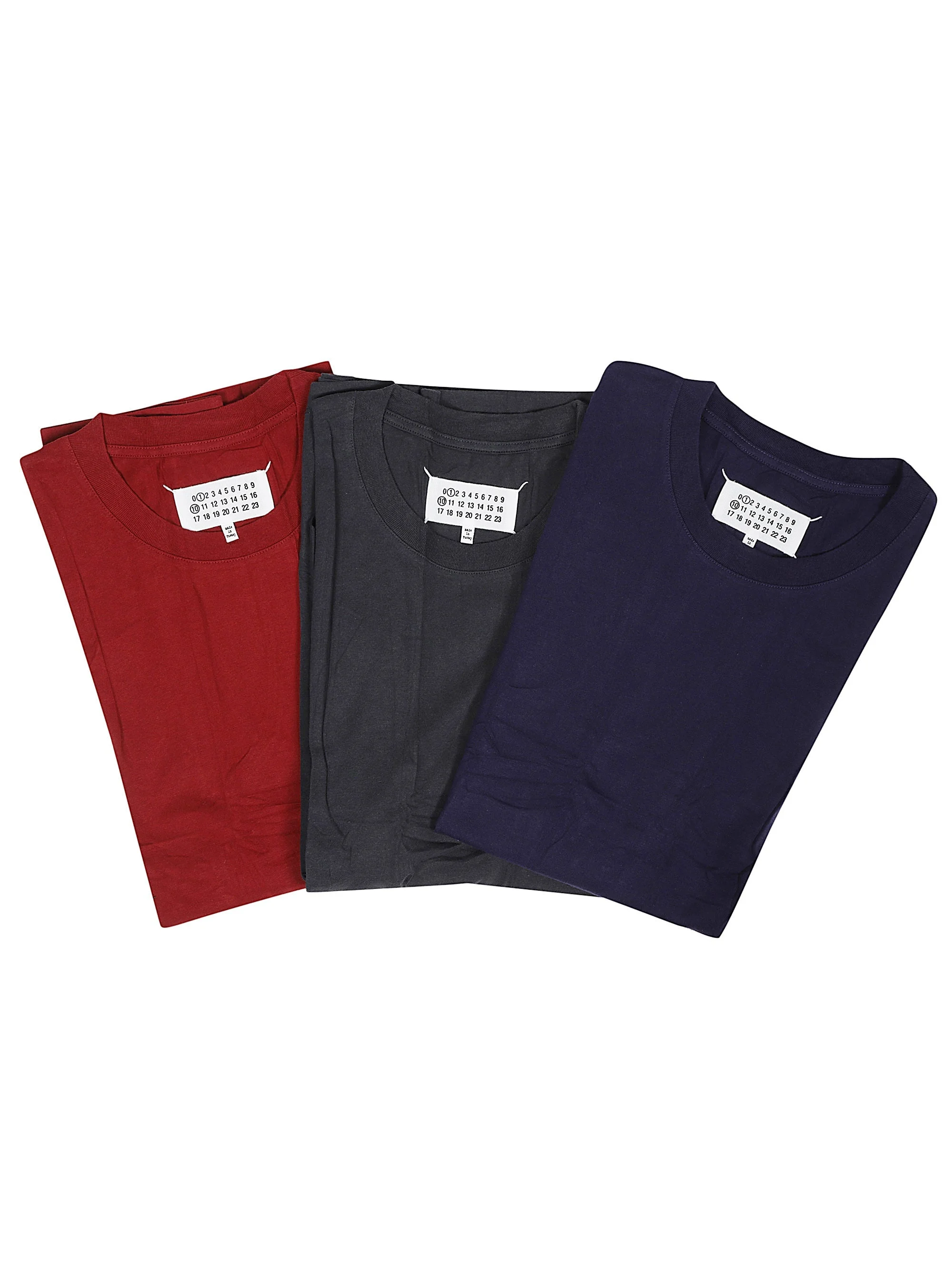 Maison Margiela Men 3-Pack Of Cotton T-Shirts - 1