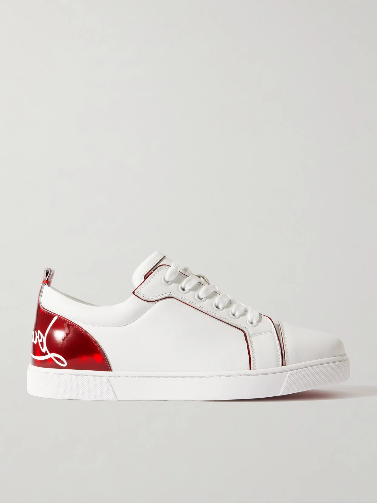 Fun Vieira Printed Leather Sneakers - 1