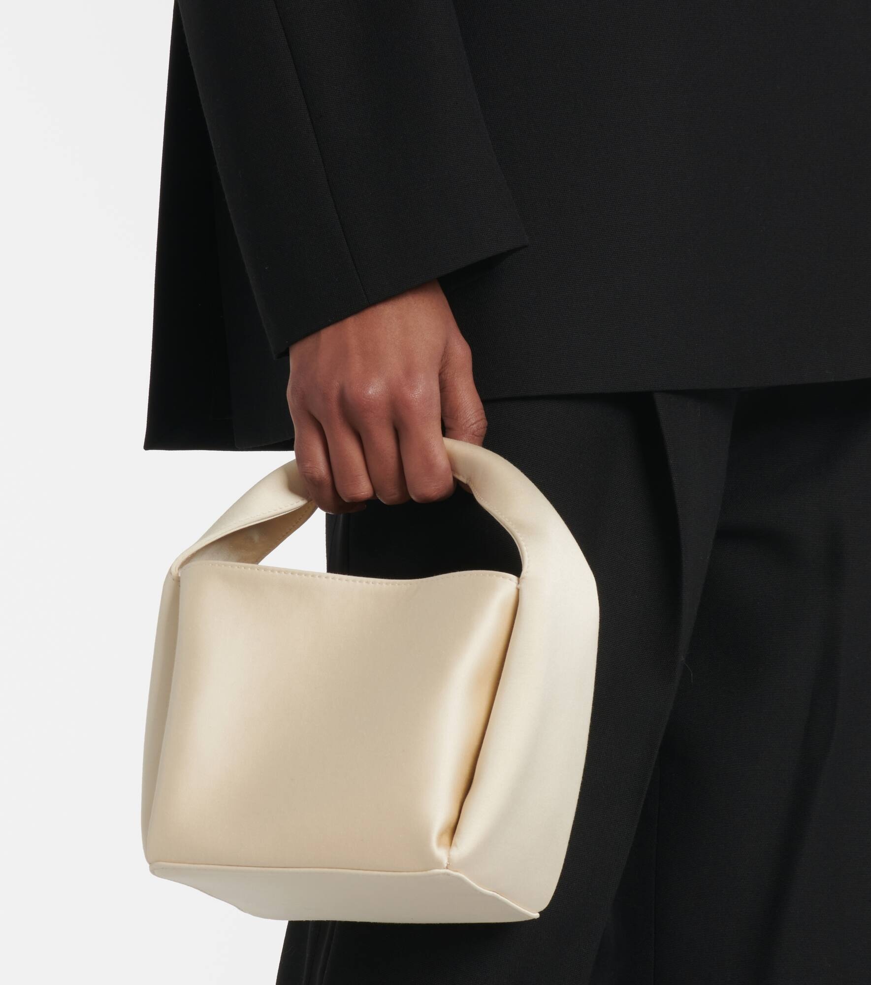 Petite satin bucket bag - 7