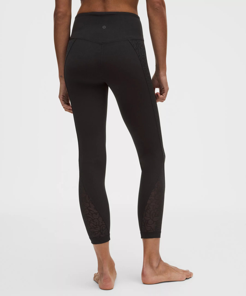 Paisley Lace Overlay Tight 25" 3