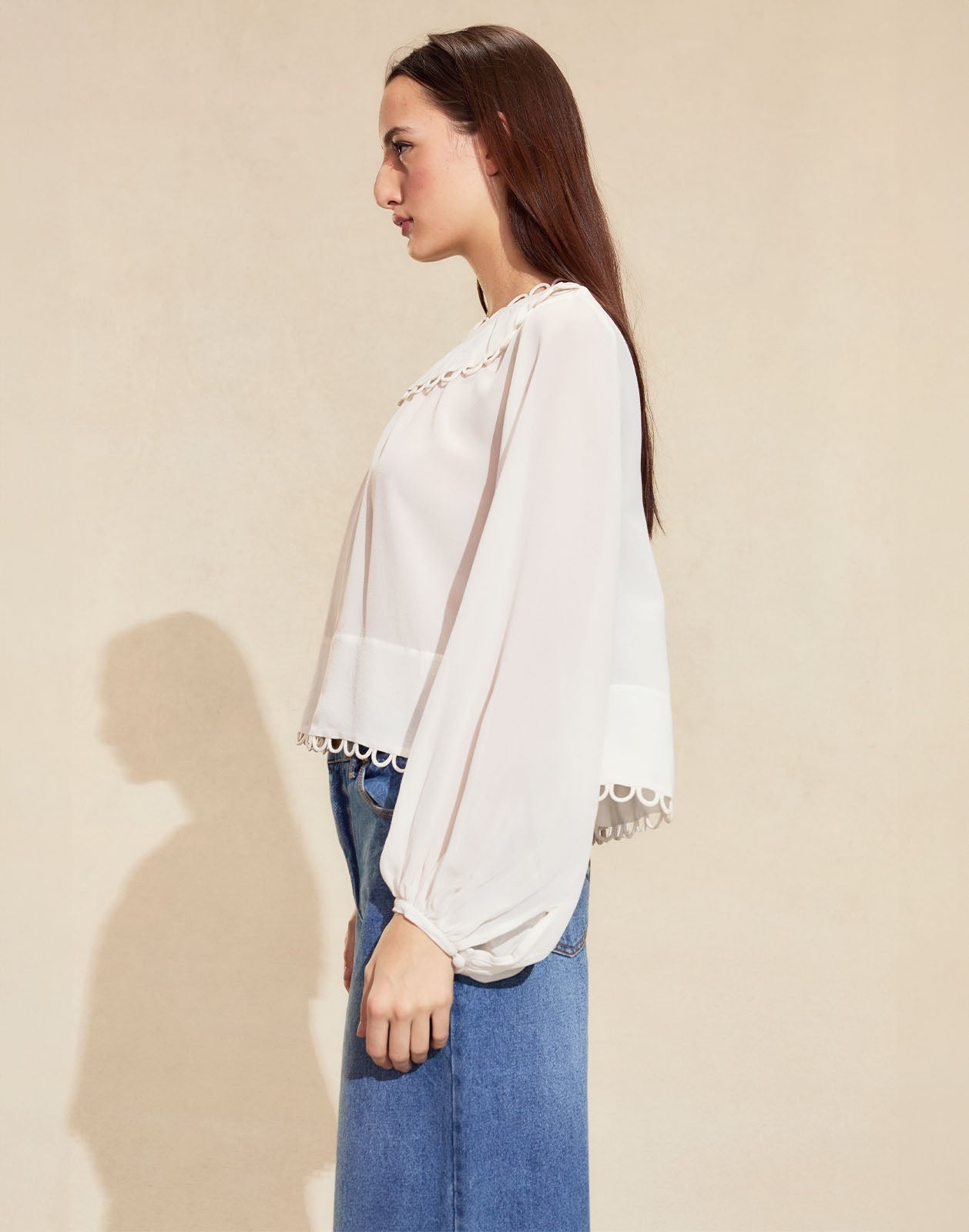 Annabelle Long Sleeve Blouse - 6