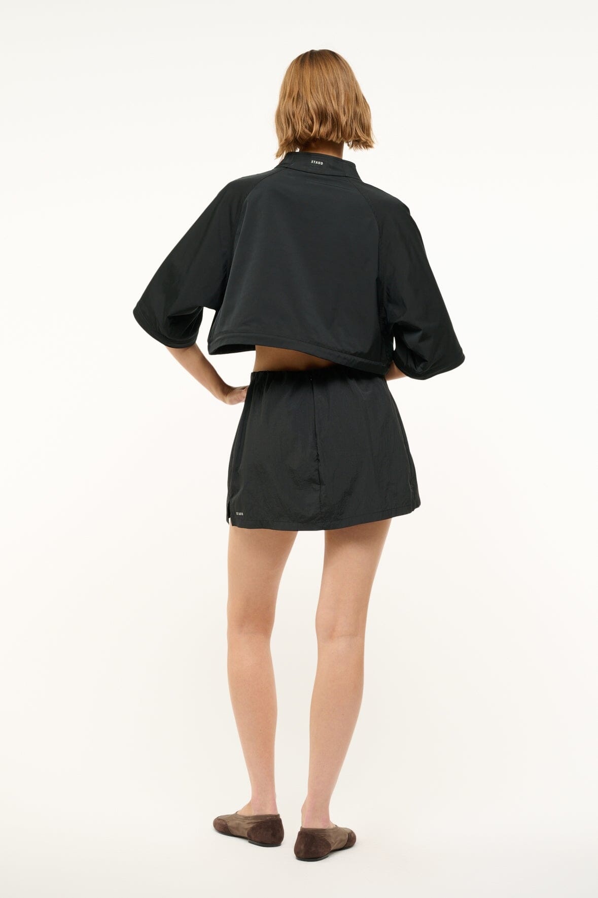 STAUD GUIDE SKIRT BLACK - 5