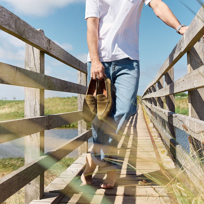 Bristol - Avocado Janus Calf Suede 6