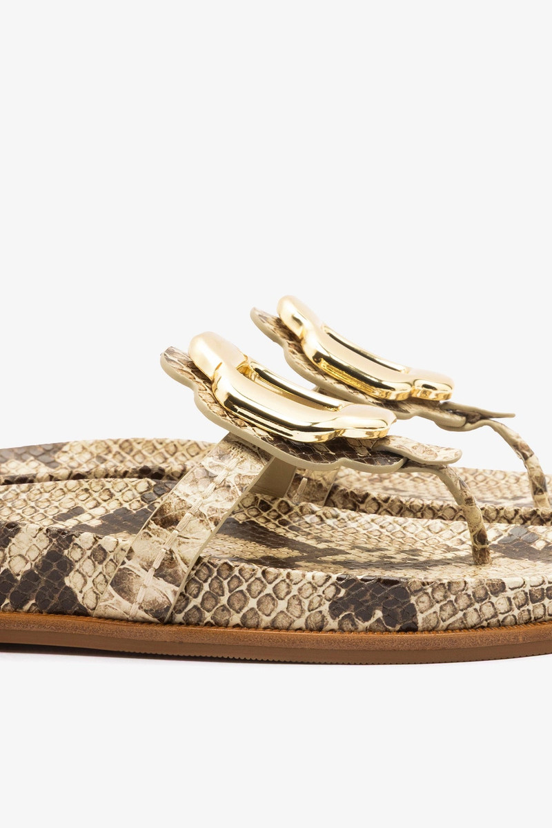 Margherita Sport Sandal Snake Leather 4