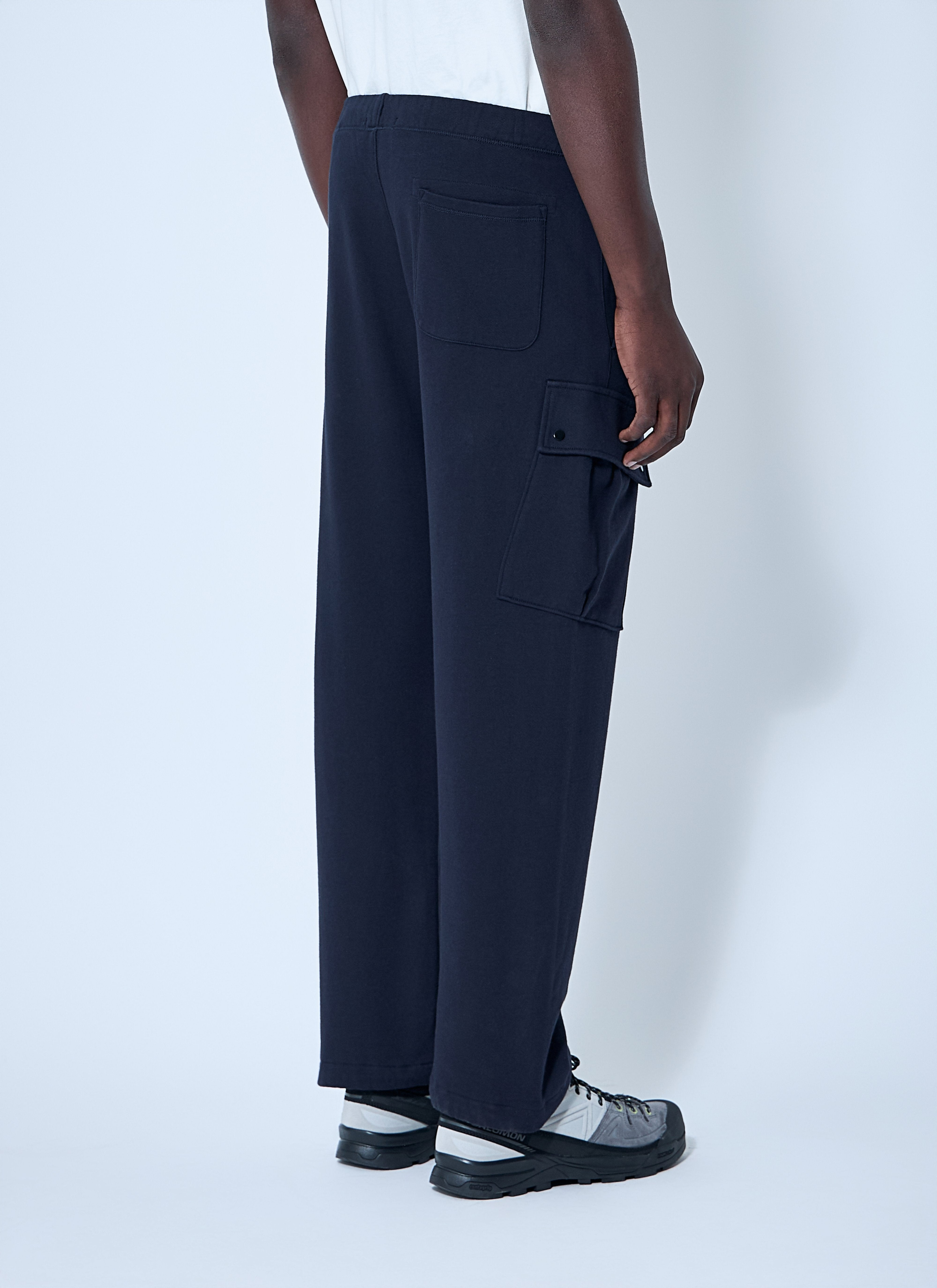 C.P. Company Men Diagonal Raised Fleece Cargo Pants - 4