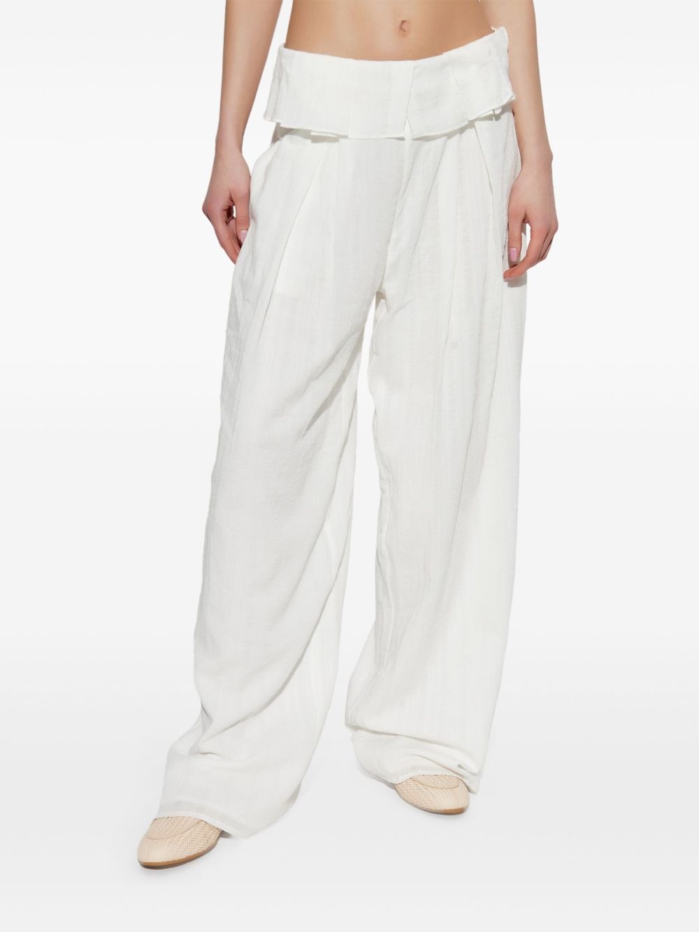 Sisley wide-leg trousers - 3