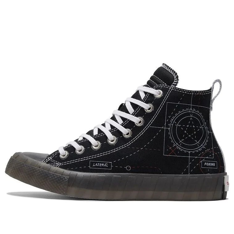 Converse Untitled Canvas Shoes Black/White 173207C - 1