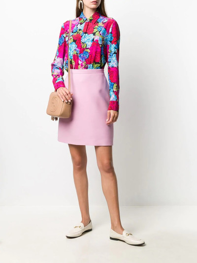 GUCCI high-waisted mini skirt outlook