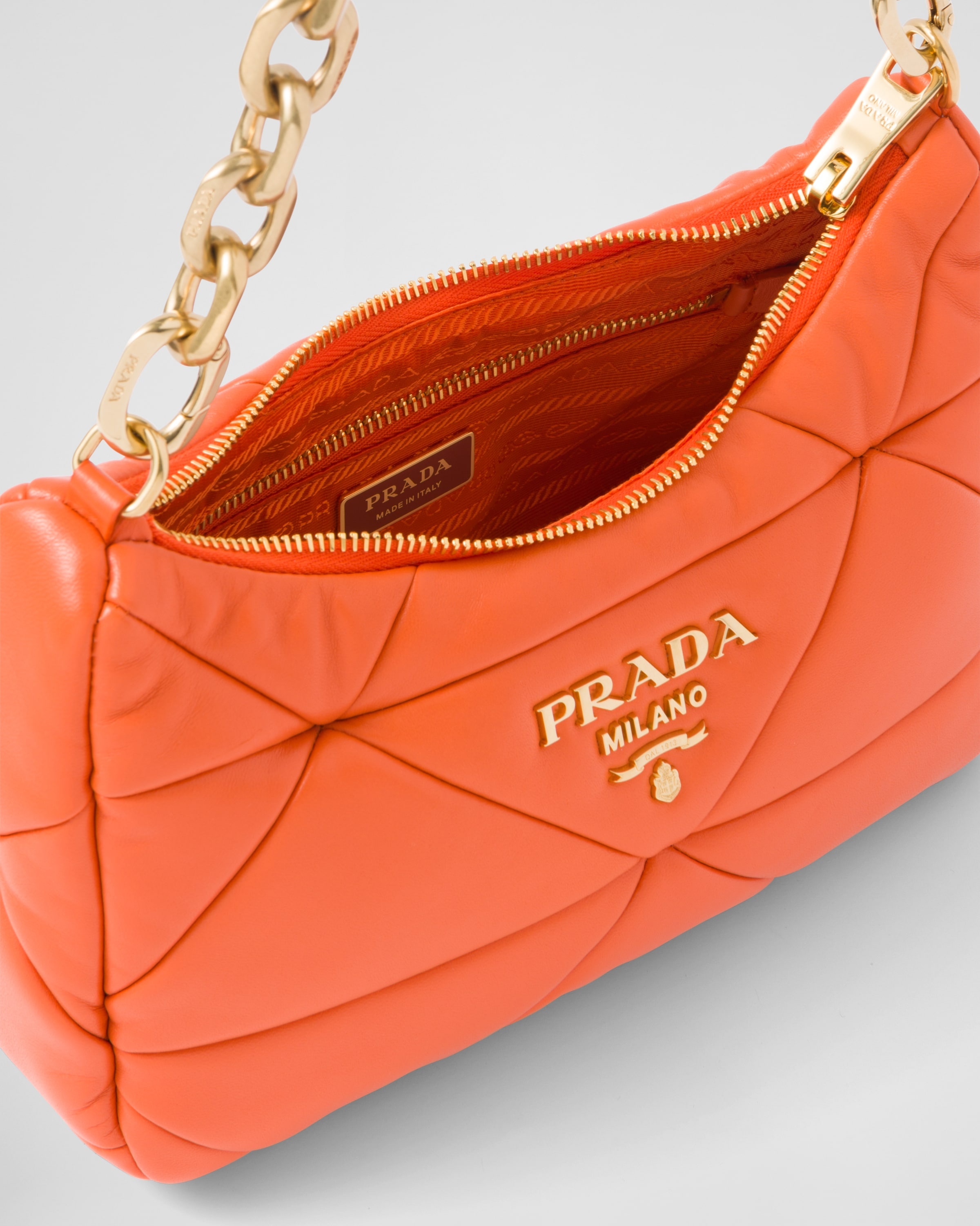 Prada Prada System nappa leather patchwork bag | REVERSIBLE