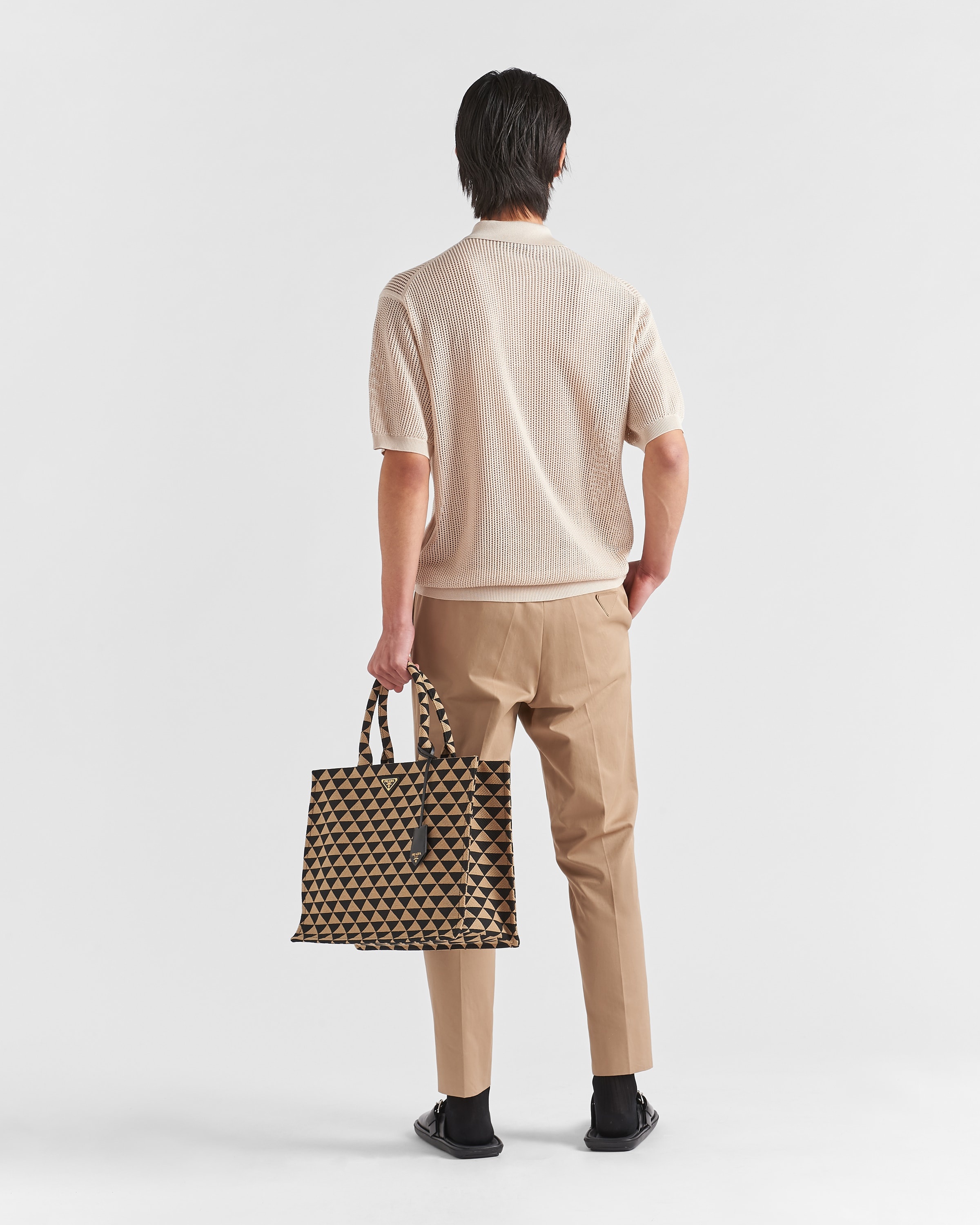 Cotton-silk polo shirt - 5