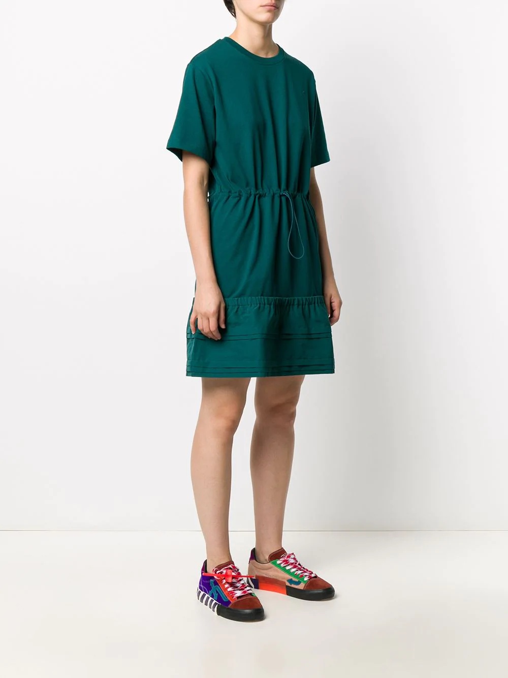 drawstring T-shirt dress - 3