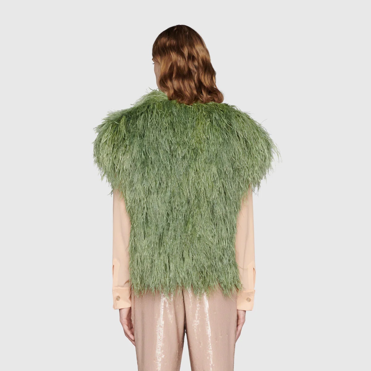 Vest with feathers - 4