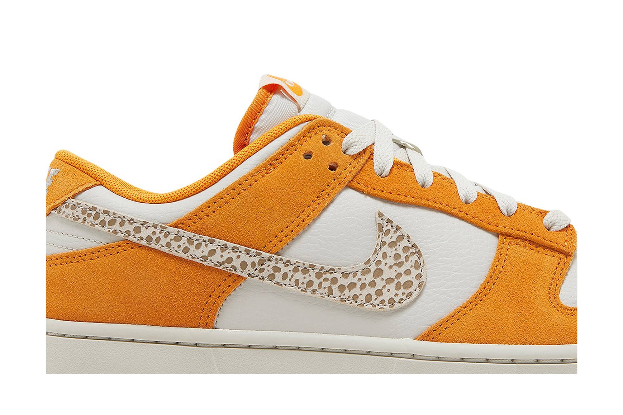 Nike Dunk Low 'Safari Swoosh Kumquat' goat REVERSIBLE