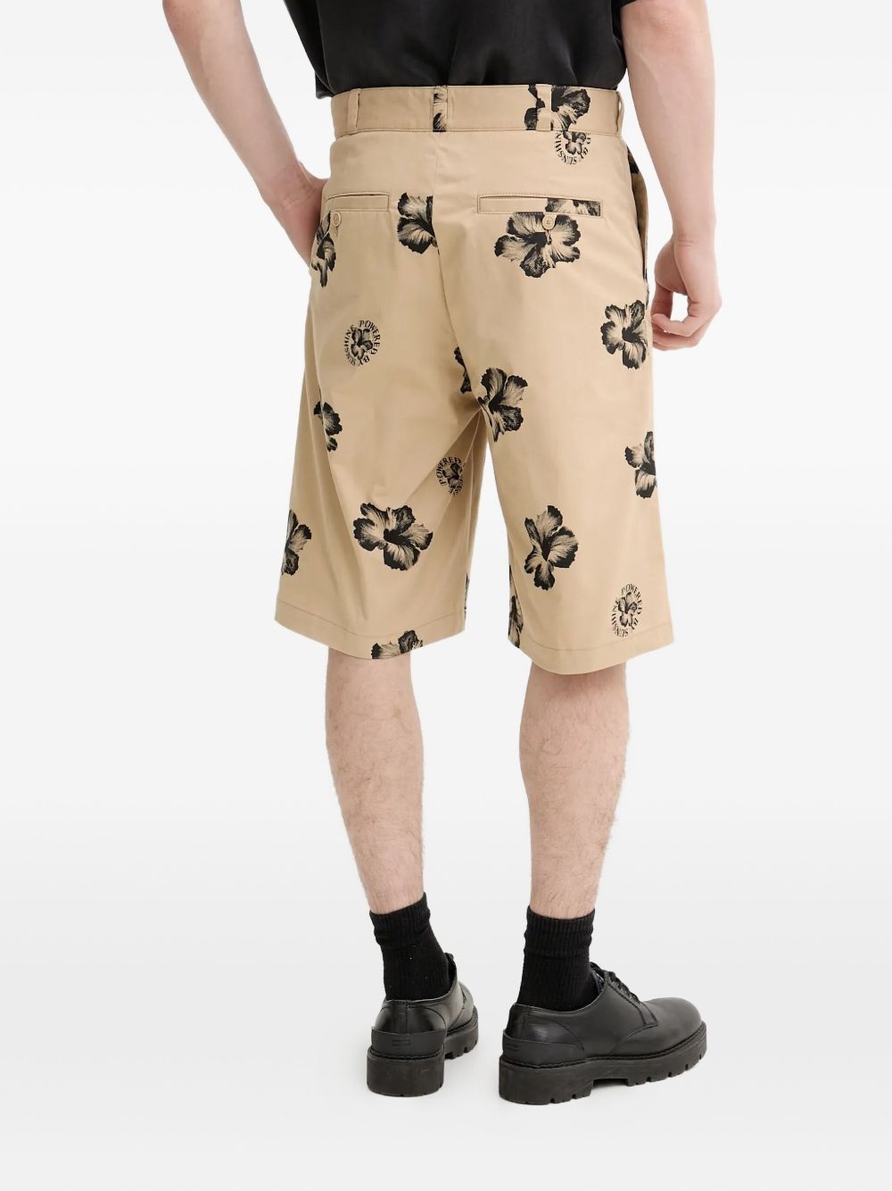 floral-print shorts - 3