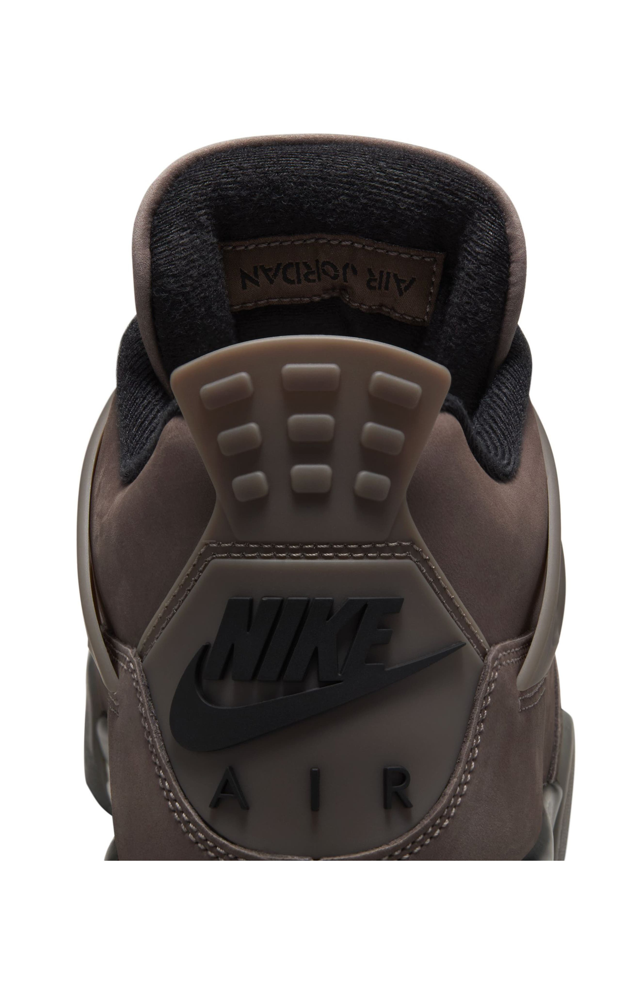 Air Jordan 4 Retro Basketball Sneaker in Cave Stone/Black/Phantom at Nordstrom - 8