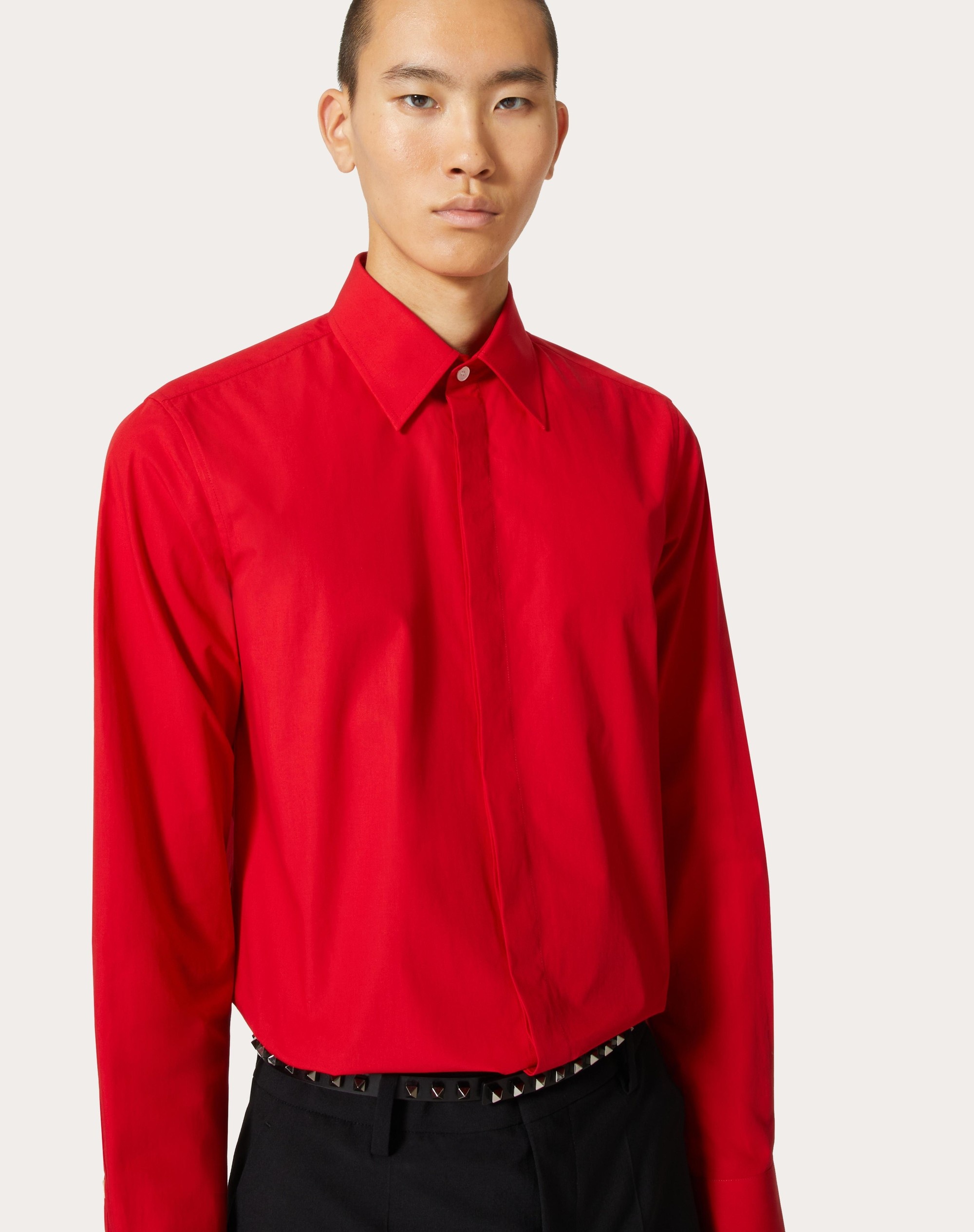 HEAVY COTTON POPLIN LONG SLEEVE SHIRT - 5