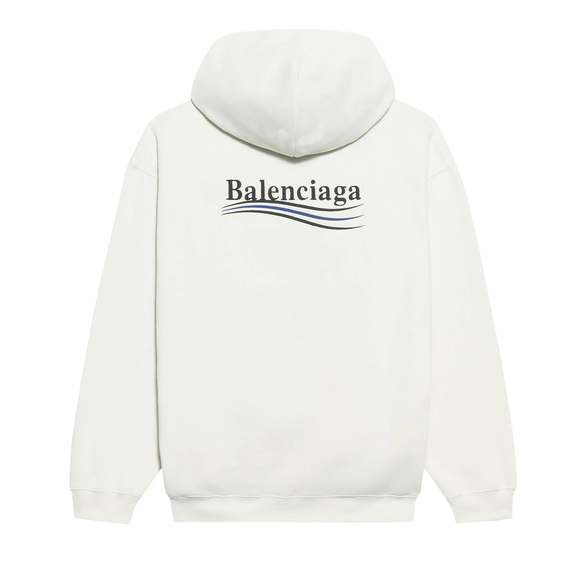 Balenciaga Political Campaign Hoodie Medium Fit 'White' - 2
