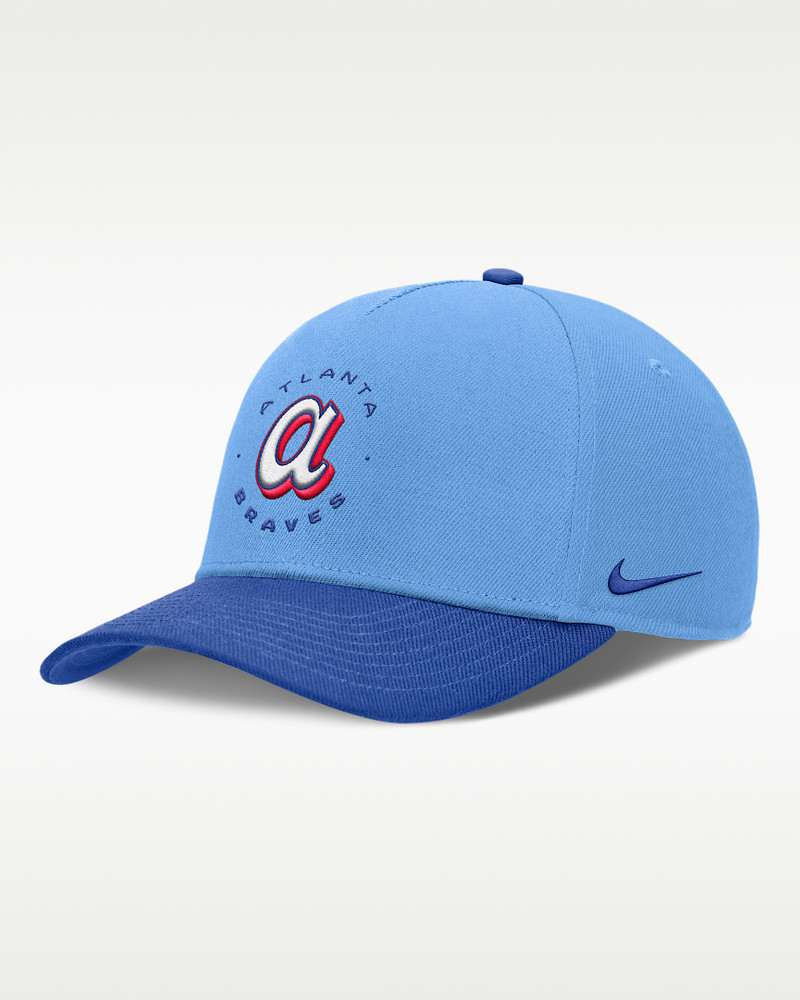 Atlanta Braves City Connect Rise Men's Nike Dri-FIT MLB A-Frame Adjustable Hat 1