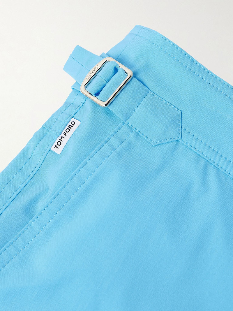 Slim-Fit Short-Length Swim Shorts Blue 4