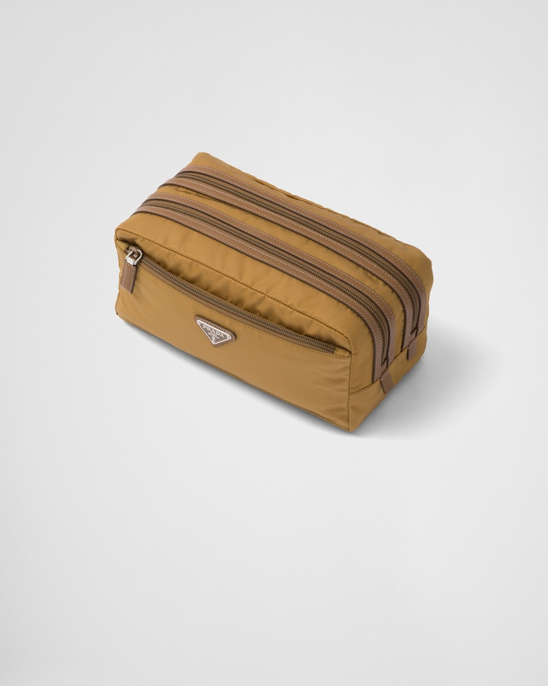 Prada Re-Nylon and Saffiano leather travel pouch outlook
