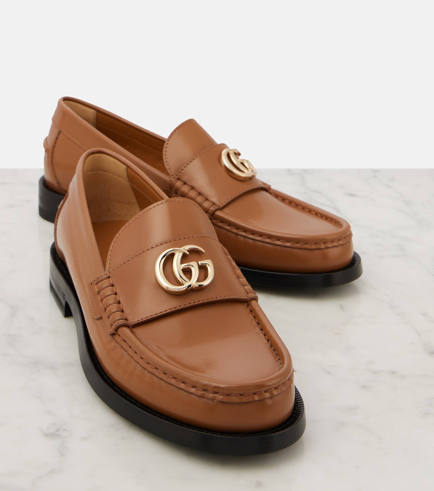 Marmont GG leather loafers - 5