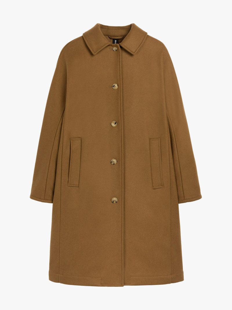 FAIRLIE CAMEL BROWN WOOL COAT 1