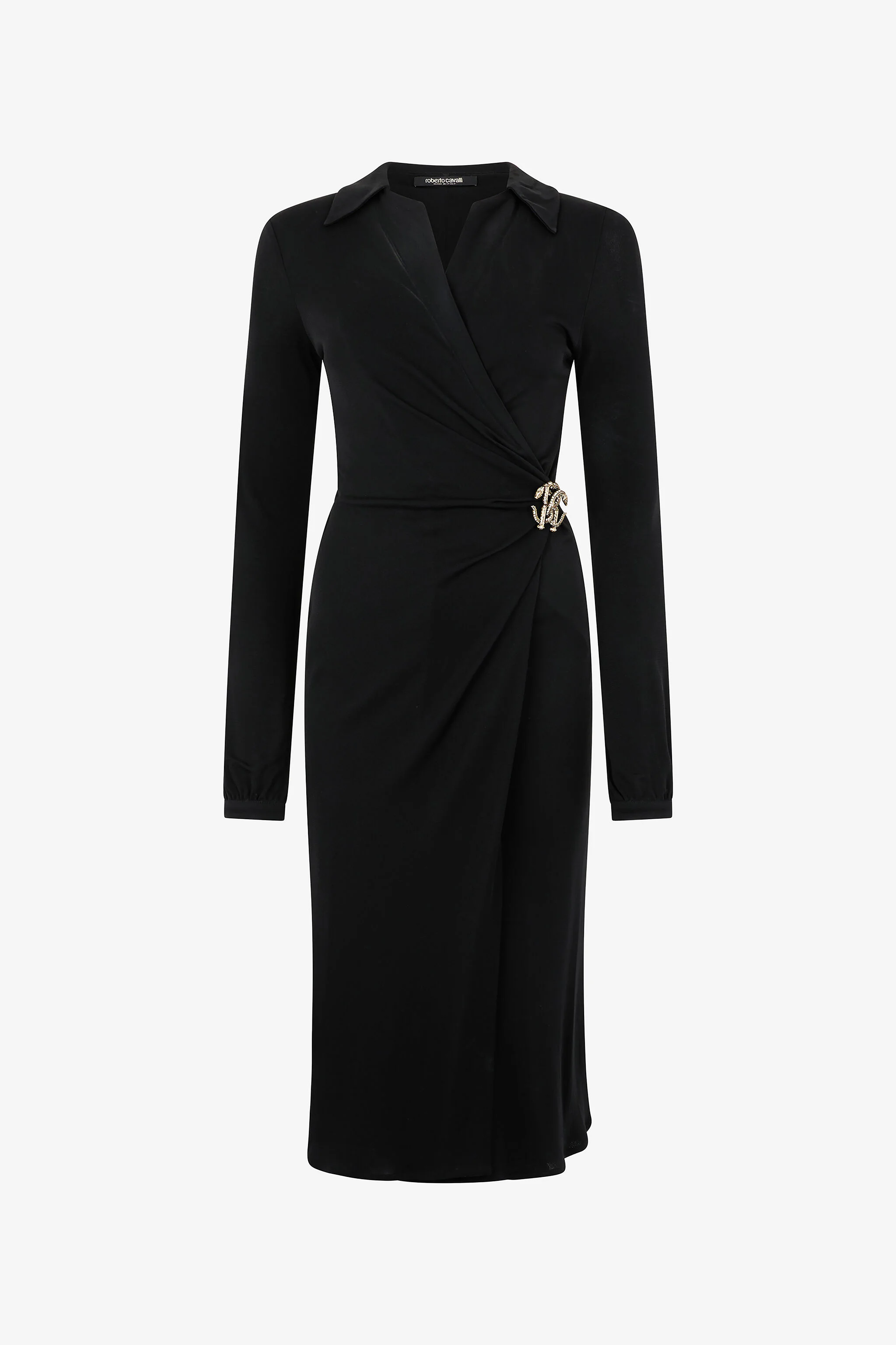 Midi Dress With Mirror Snake Monogram - 1
