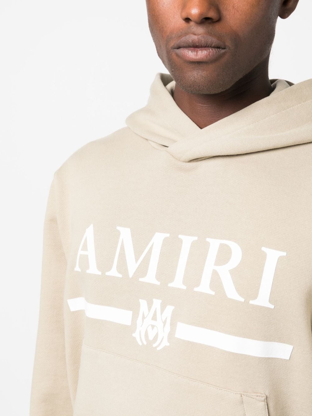 AMIRI Amiri M.A. Bar logo-print hoodie - Black