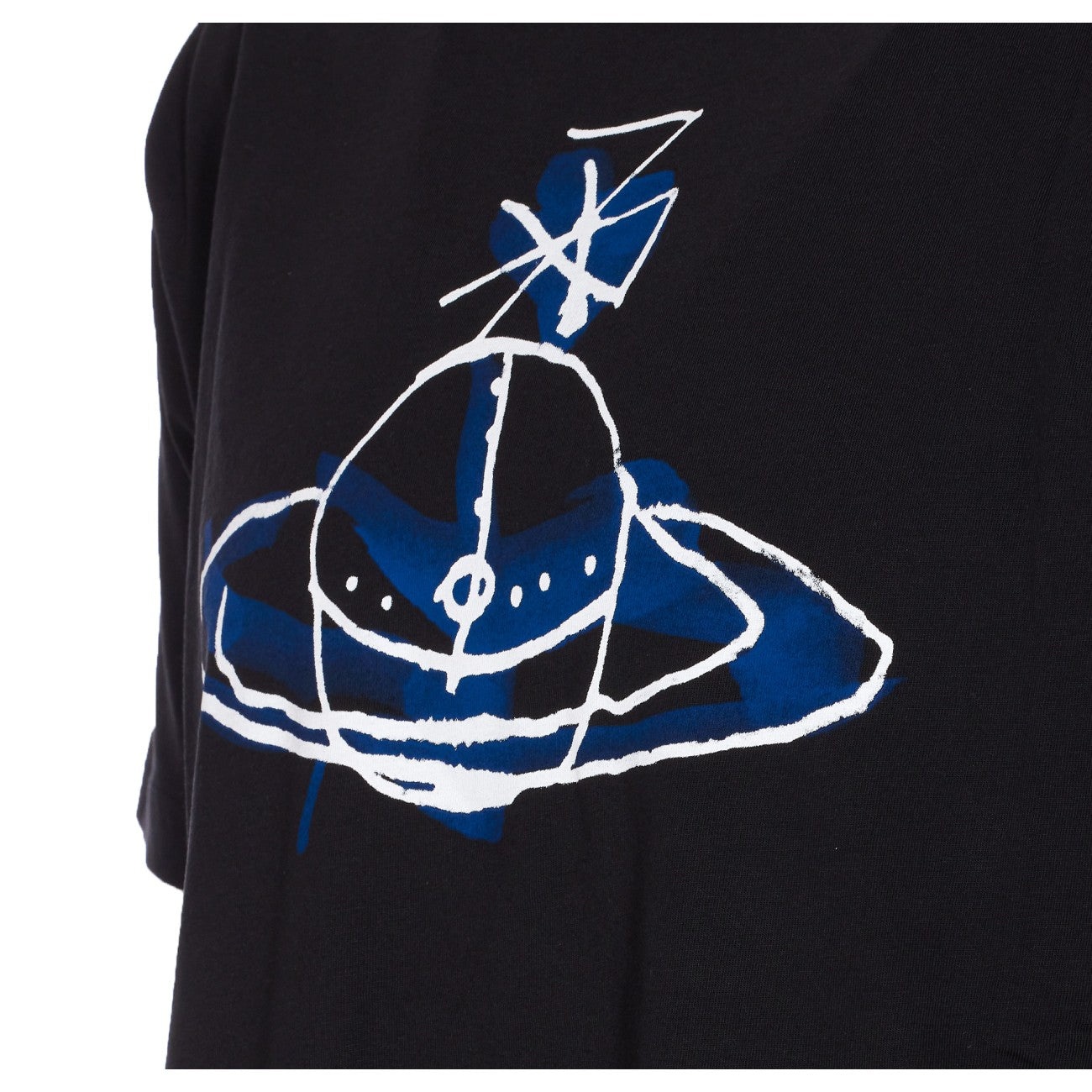 Vivienne Westwood Men Drawn Orb Logo Classic T-Shirt - 2
