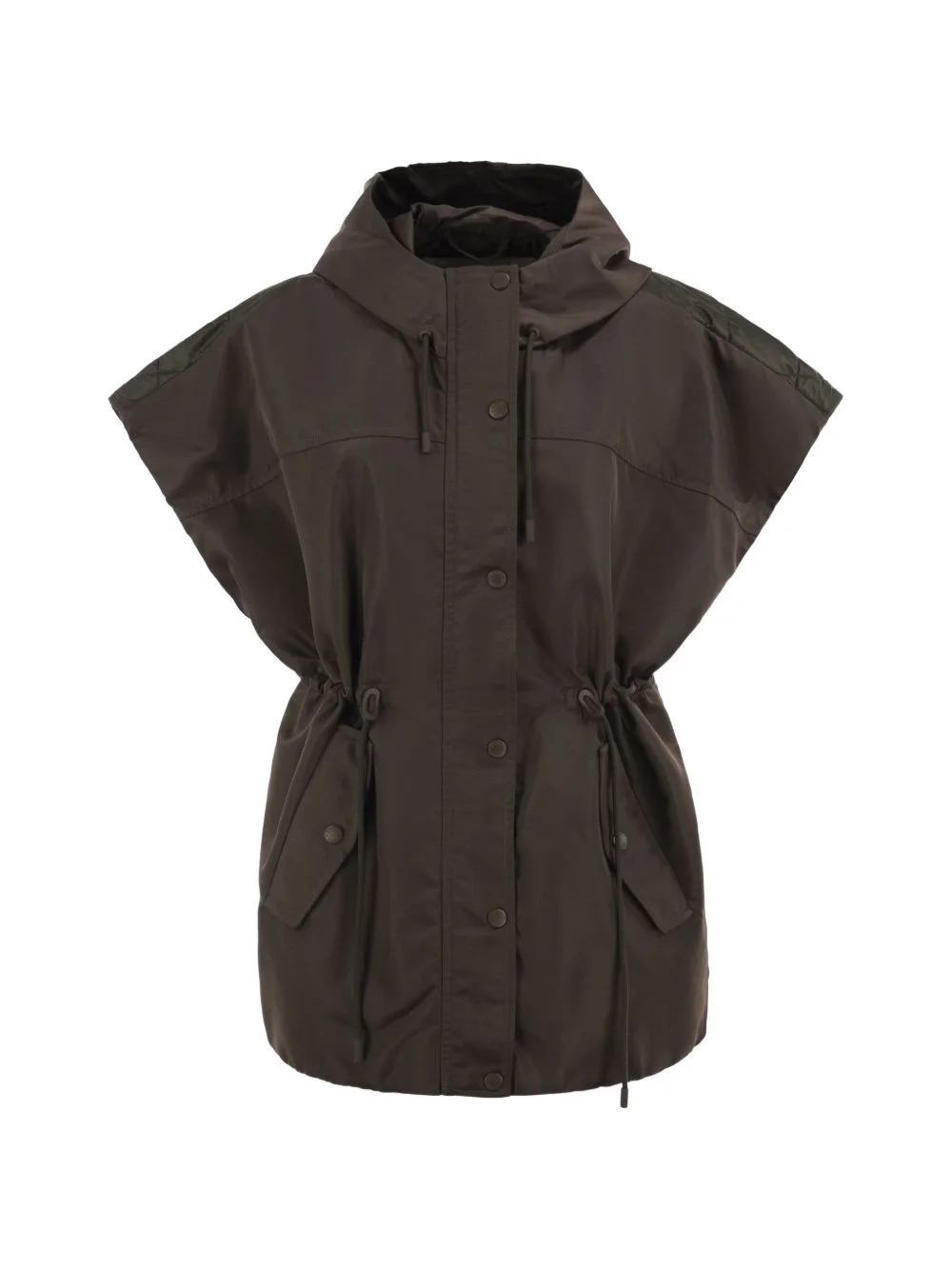 Water-repellent twill padded gilet - 1