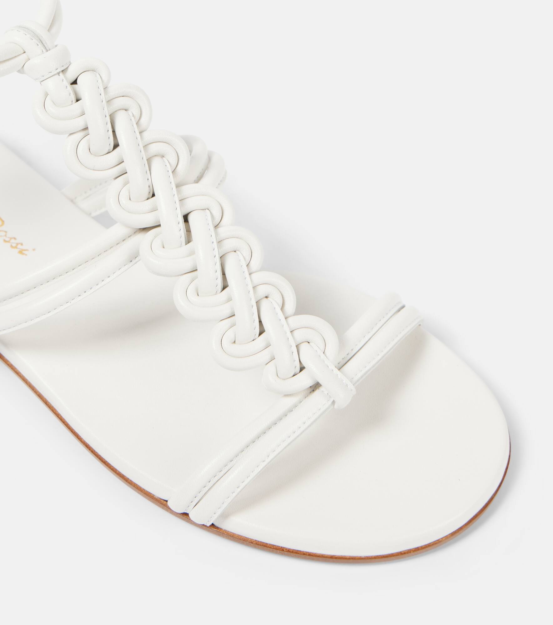 Capua braided leather gladiator sandals - 6