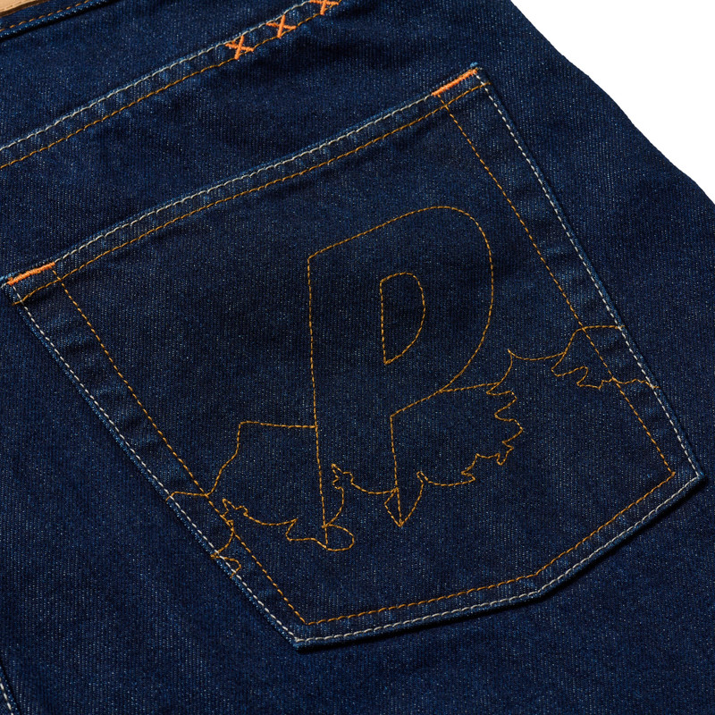 PALACE MAHARISHI BAGGY DENIM JEAN INDIGO 8