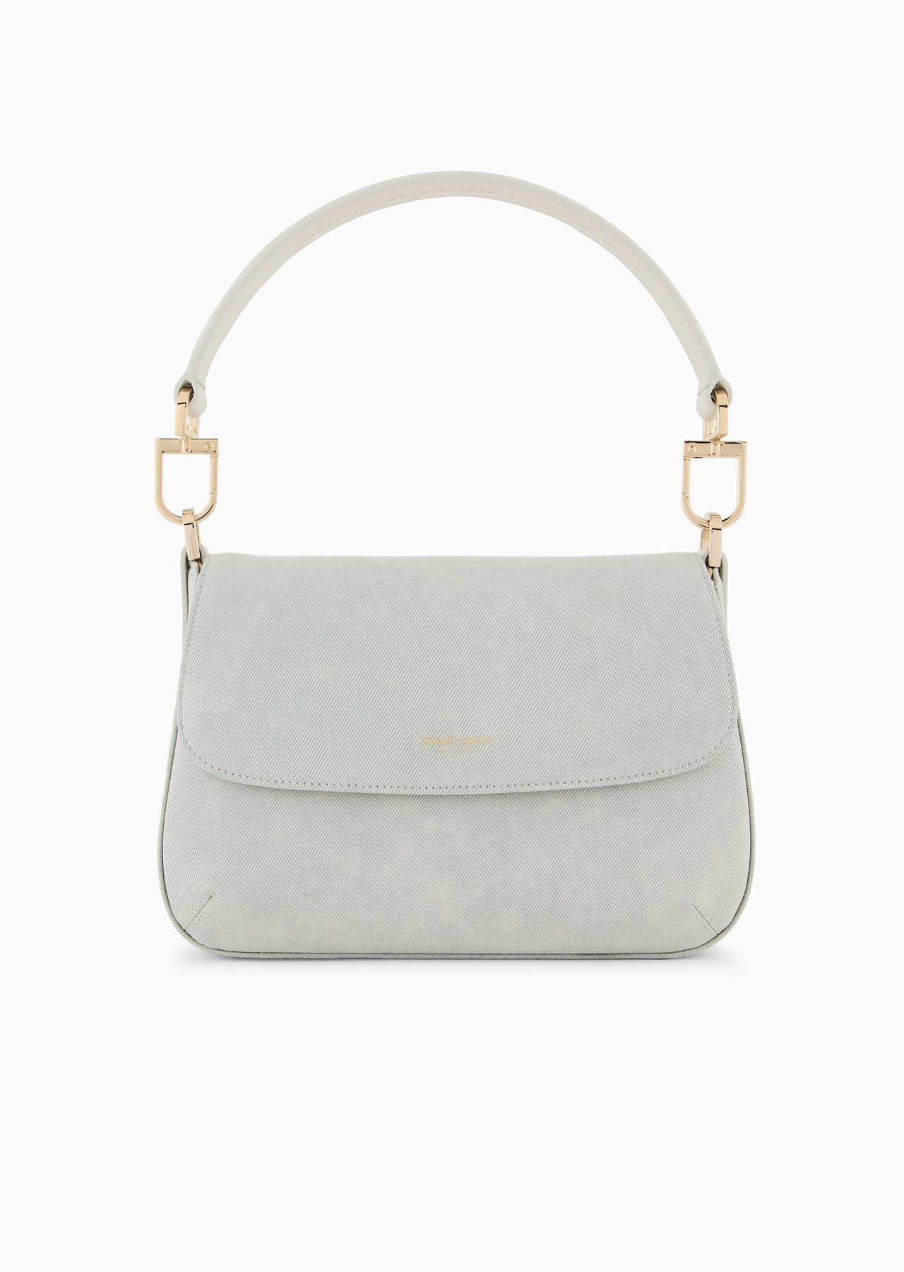 Denim Collection la Prima Soft small denim baguette bag - 1